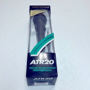 NWT AUDIO TECHNICA ATR20 VOCAL/INSTRUMENT MICROPHONE